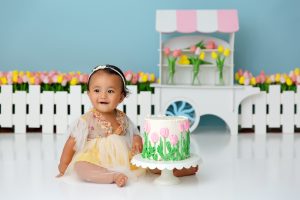 Precious Encounters Photography Cake Smash Big Island Hawaii first birthday